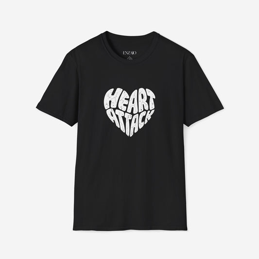 Graphic T-Shirt - Heart Attack Design