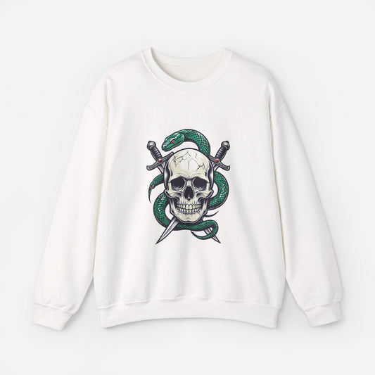 Skull and Snake Crewneck Sweatshirt